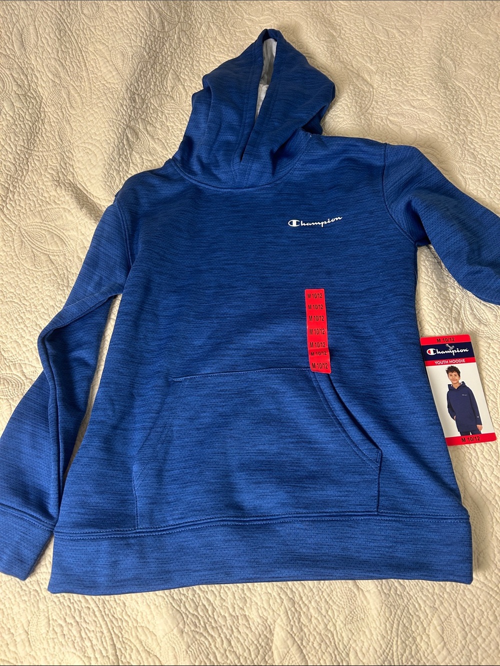 Champion Royal Blue Crewneck Hoodie